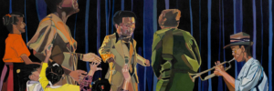 Enjoyment, 2023, oil on canvas, 200 x 250 cm. Courtesy of the artist and Tiwani Contemporary.