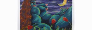 Ana Benaroya, Tonight You Belong to Me, 2023, Oil on canvas, 101.6 x 119.4 cm, Courtesy of the artist and Matt Carey-Williams