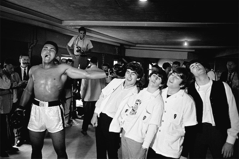 The Beatles and Ali at 5th Street Gym, Miami Beach, Florida, 22 February 1964 Photo by Chris Smith/Popperfoto via Getty Images