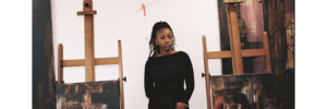 Emma Prempeh photographed in her Forest Hill studio by Milly Cope