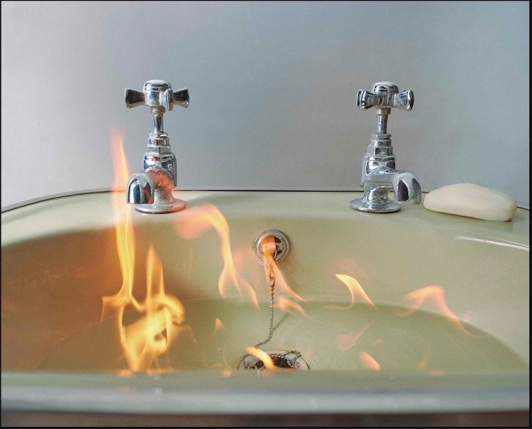 Lisa Jahovic, The Soap was Dry, 2025, Archival Pigment Print (detail), (c) The Artist, Courtesy of Flowers Gallery 