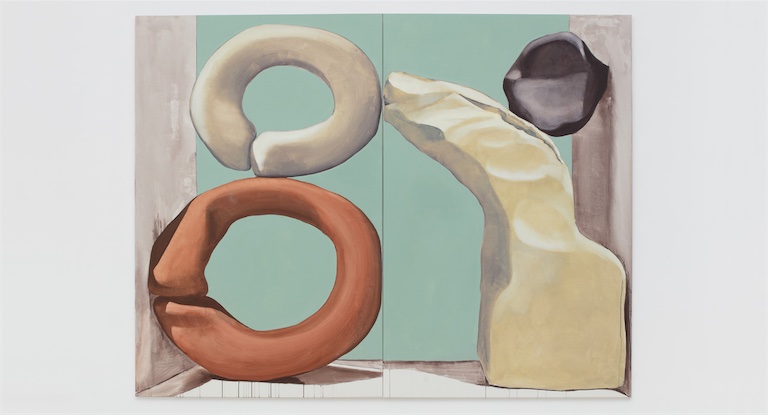 Michel Pérez Pollo, Two Box, 2015, Oil on canvas, Overall: 200 × 260 cm / 78 ¾ × 102 ⅜ ″, Two parts, each: 200 × 130 cm / 78 ¾ × 51 ⅛ ″, Holtermann Fine Art