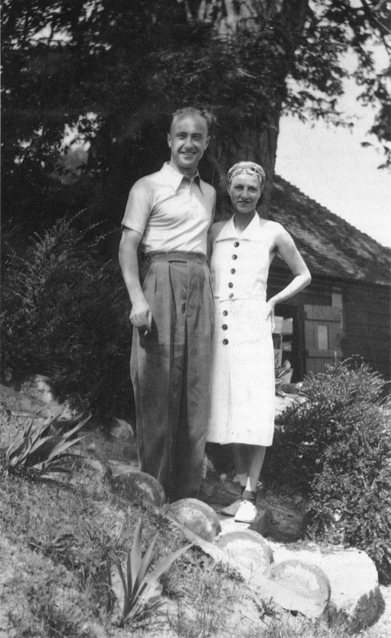 Yves Tanguy and Peggy Guggenheim at Yew Tree Cottage, 1938, Private collection