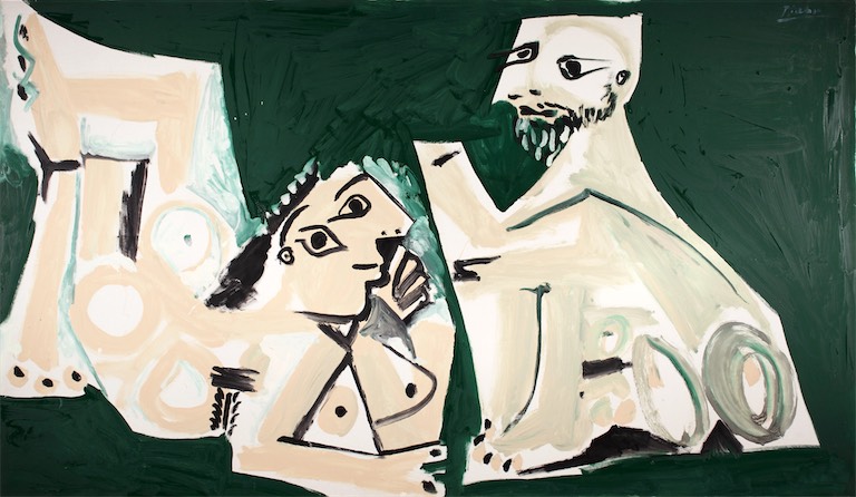 Pablo Picasso, Homme et femme nus, 1965