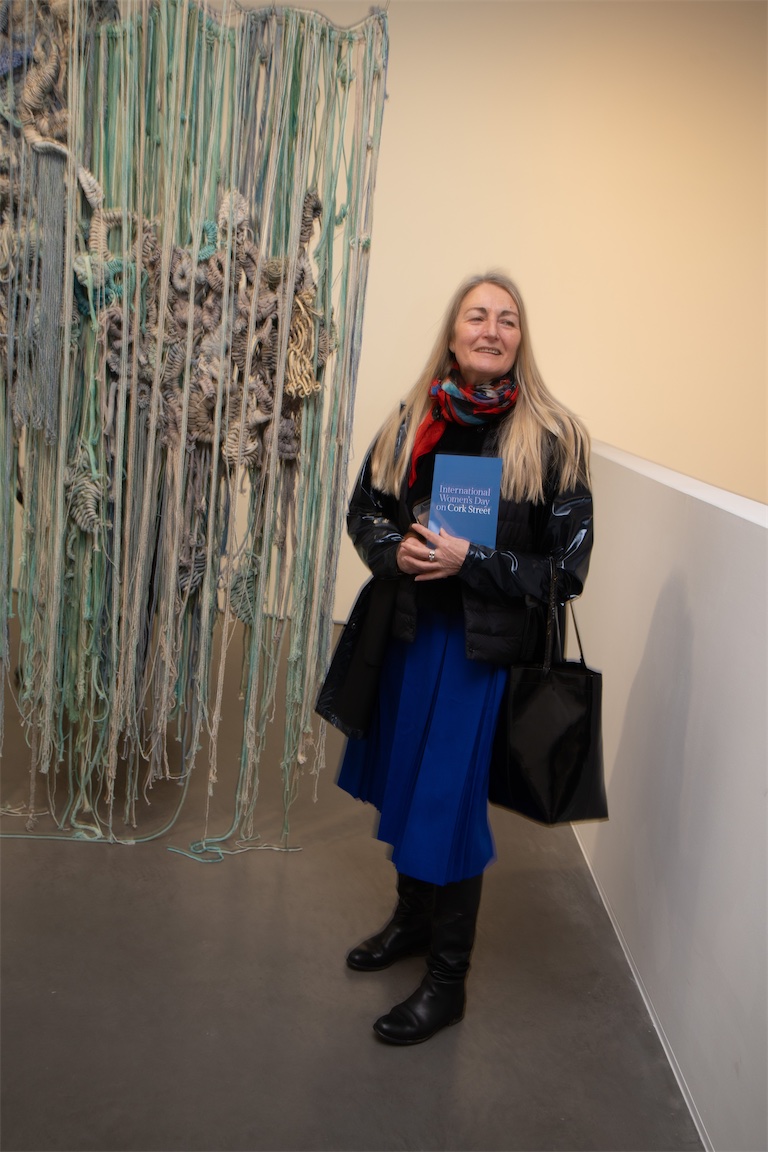 Louise McKinney, Founder of A-I-R, AWITA International Women's Day on Cork Street, 11.03.2026. Photo: Olivia Estebanez