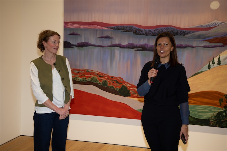 Freya Douglas-Morris and Isabella Icoz, Partner at Lehmann Maupin at Frieze No.9 Cork Street, AWITA International Women's Day on Cork Street, 11.03.2026. Photo: Dafydd Jones