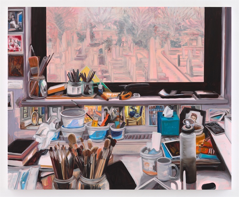 Anna Freeman Bentley, Gough Road window, 2026. Courtesy the artist and Nahmad Projects. Photo: Anna Arca